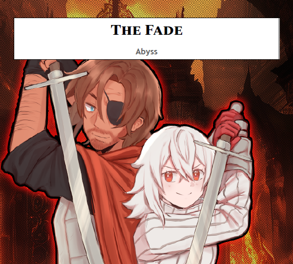Cover art for The Fade — Abyss